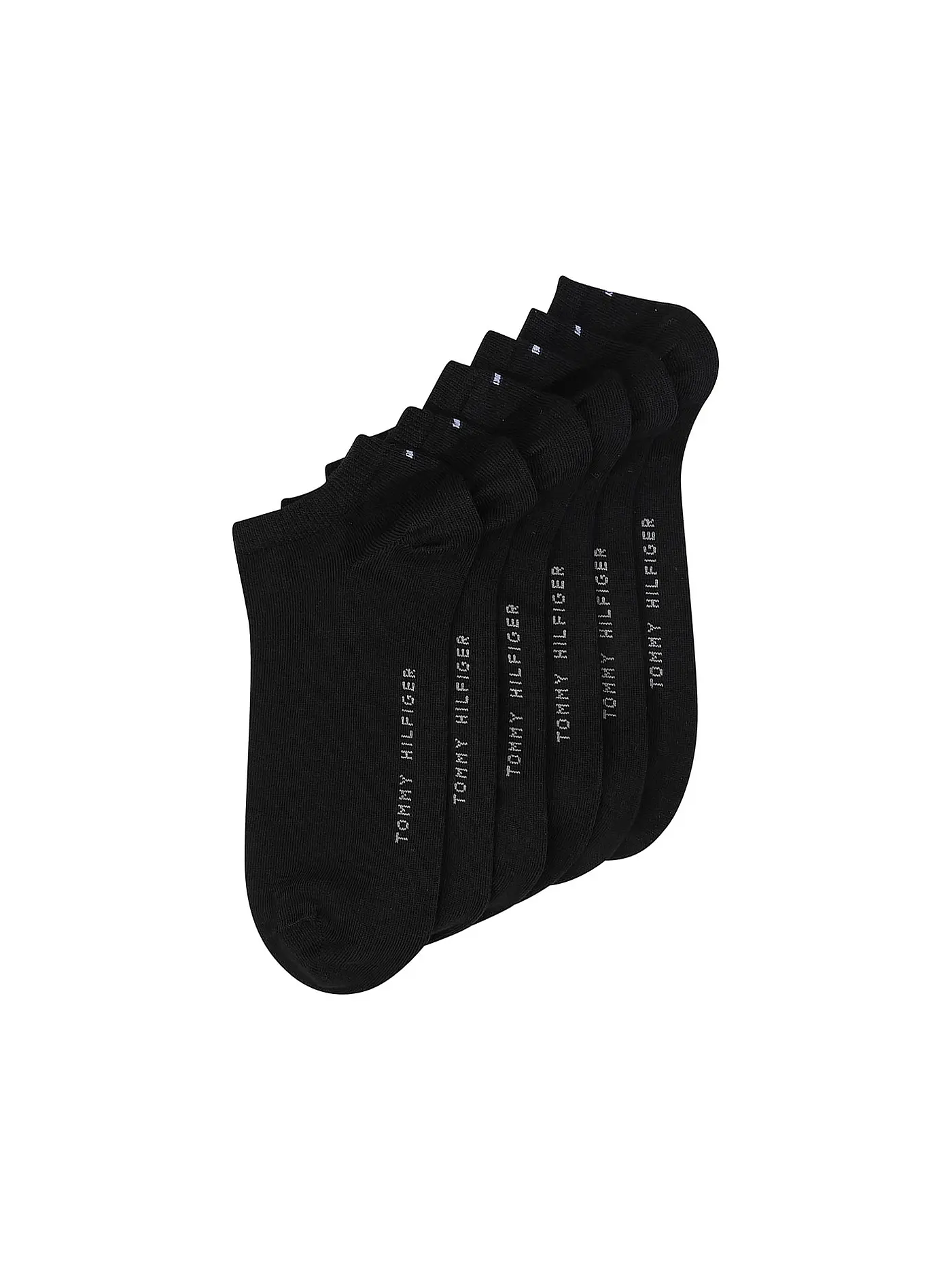 TOMMY HILFIGER | Sneaker Socken 6er Pkg. Black | 